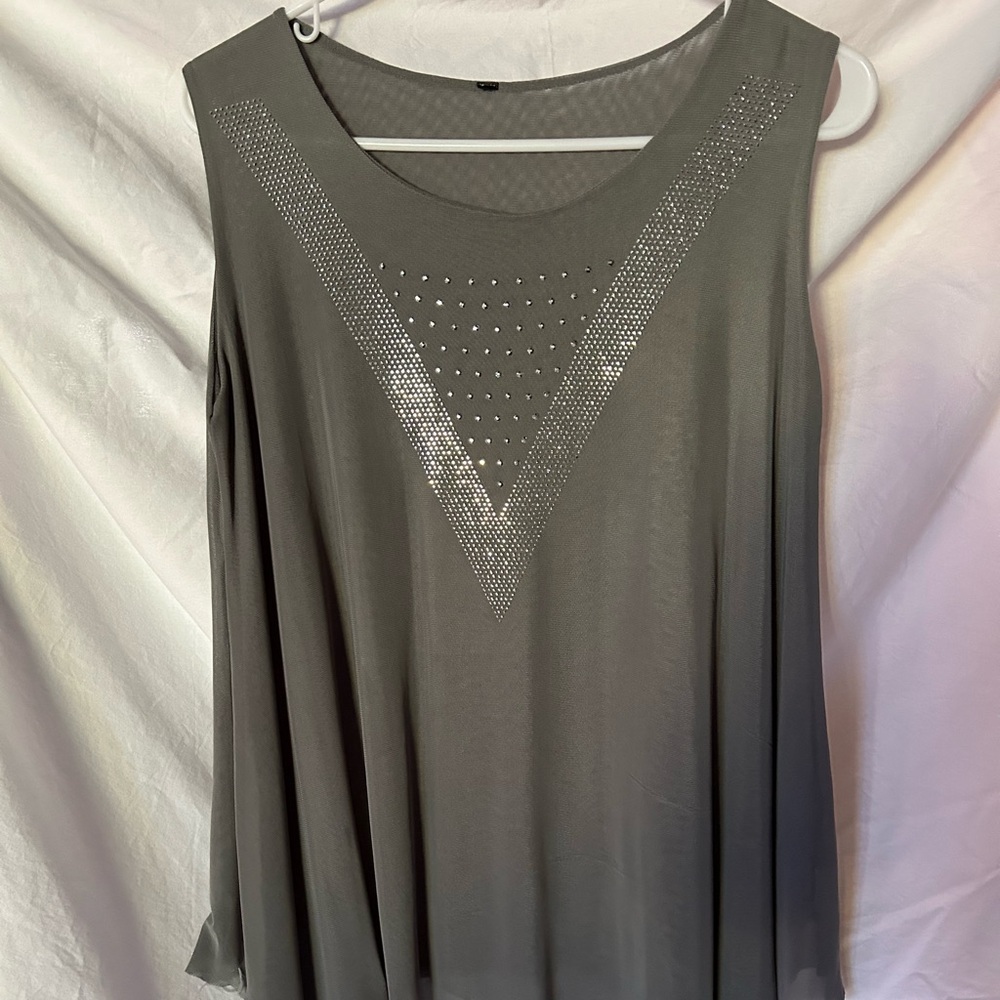 Beautiful soft gray tunic